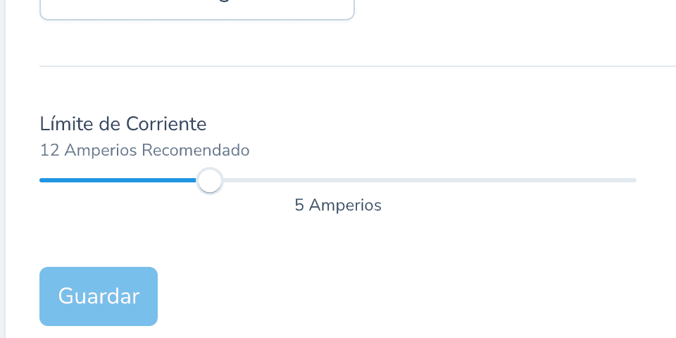 Límites de corriente