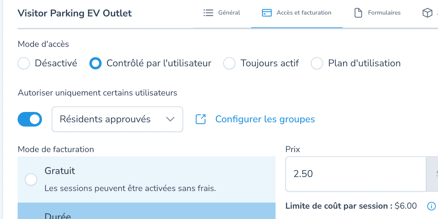 Usage autorisé seulement