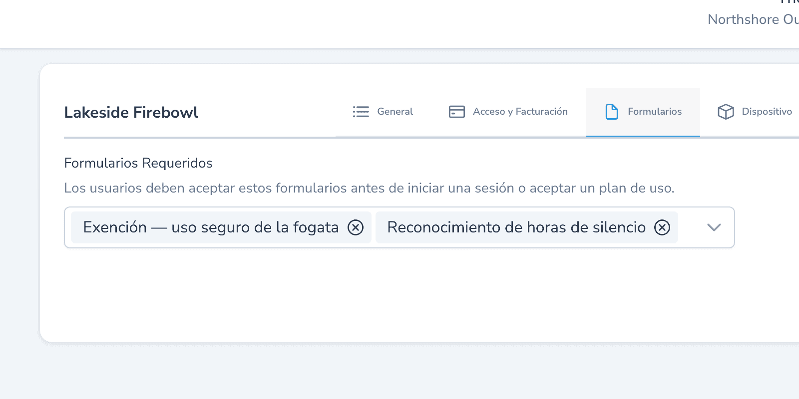 Formularios y exenciones