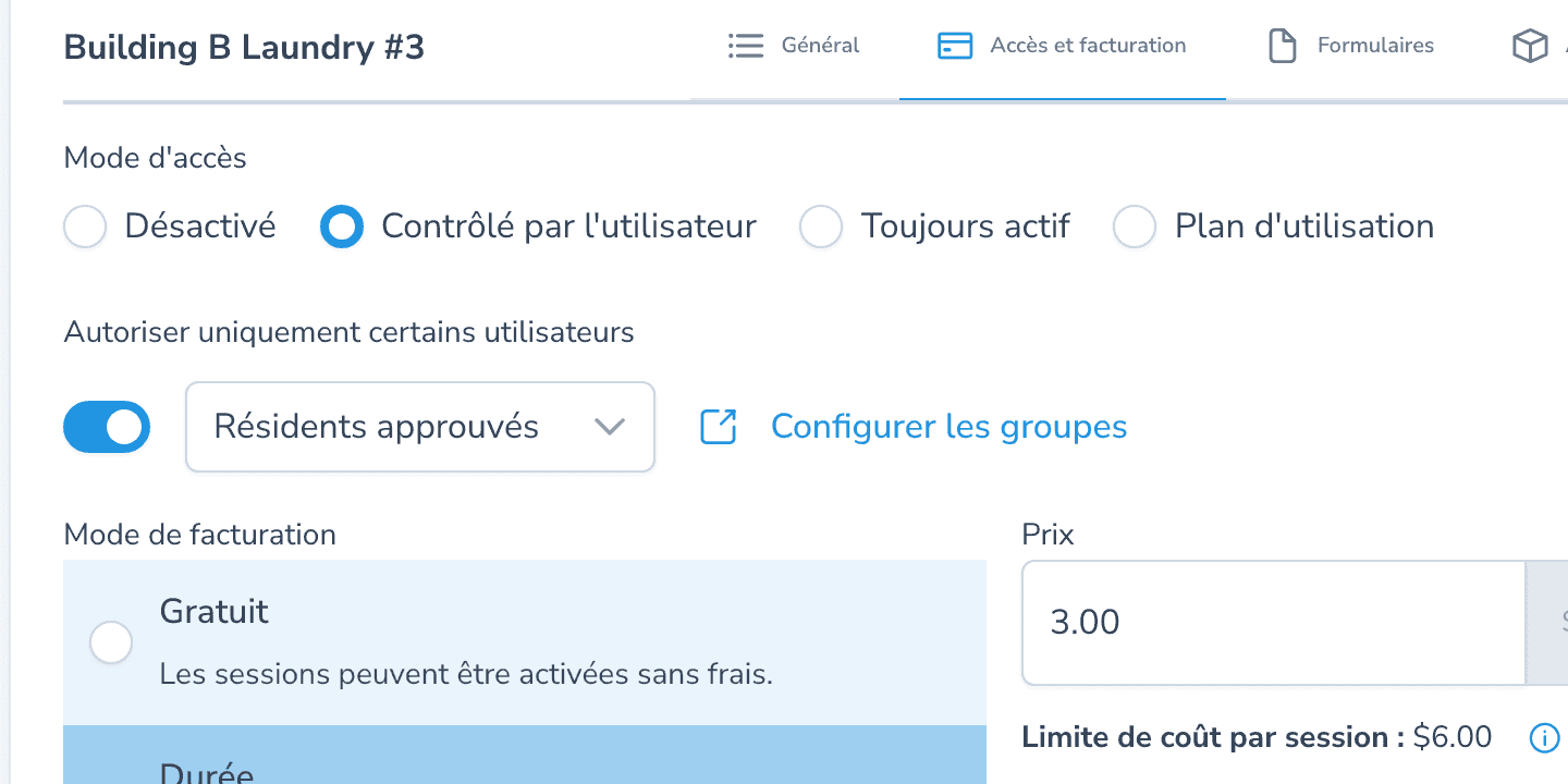 Usage autorisé seulement