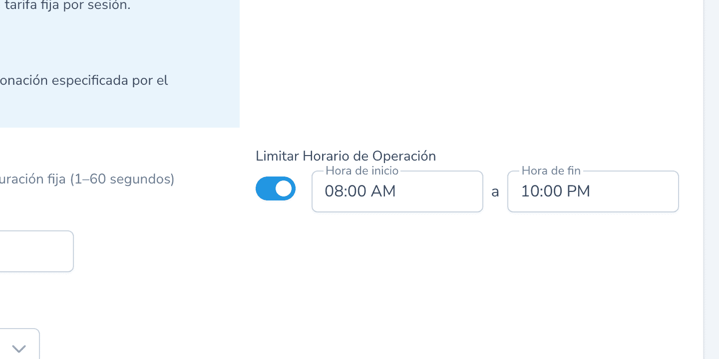 Funcionamiento programado