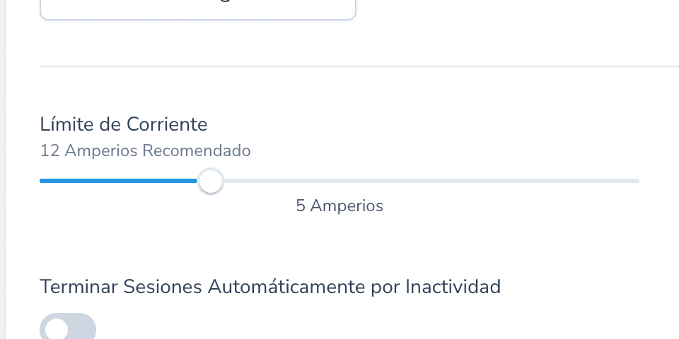 Límites de corriente