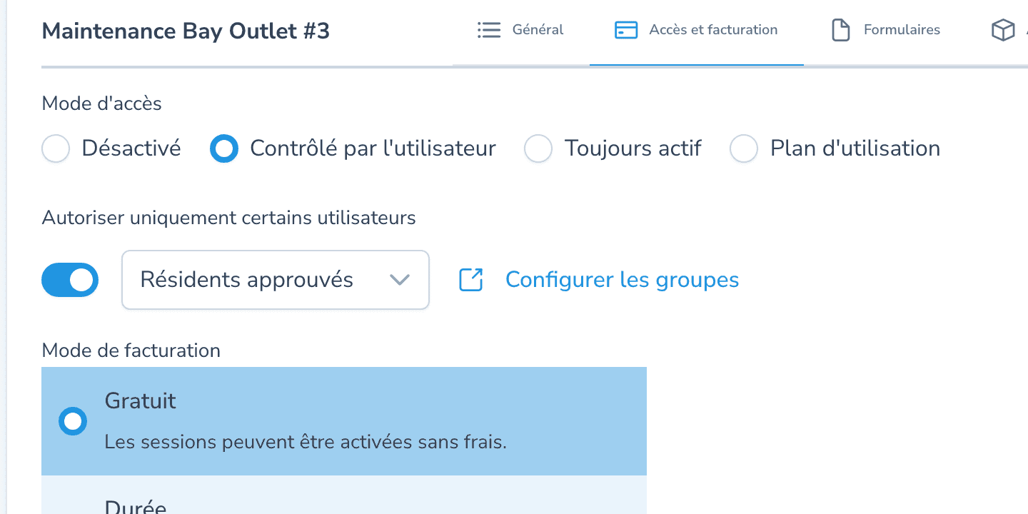 Usage autorisé seulement
