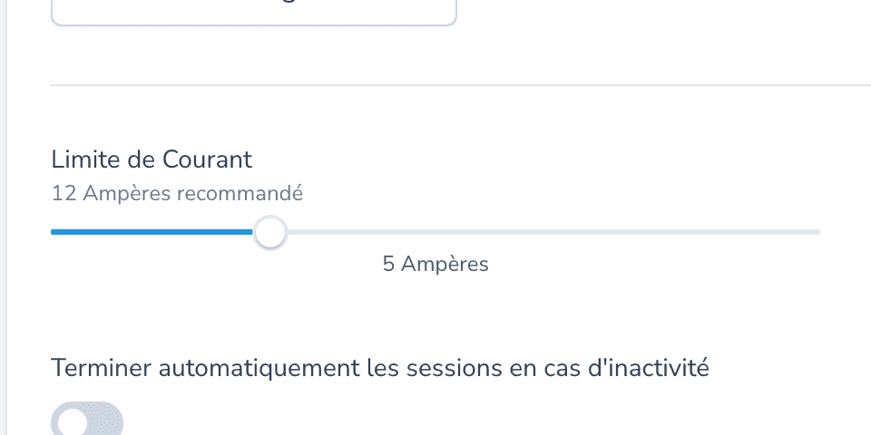 Limites de courant