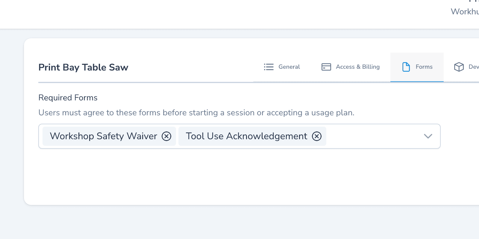 Forms & Waivers