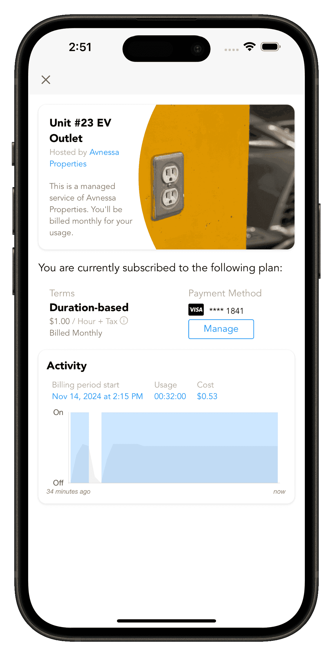 Usage Plan Billing